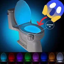Cargar imagen en el visor de la galería, Sensor Automático Luz Led de Baño (8 Colores) (Baño Limpio Familia/Hogar)